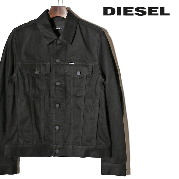 DIESEL ディーゼル デニムジャケット メンズ 背中ボア切替 長袖