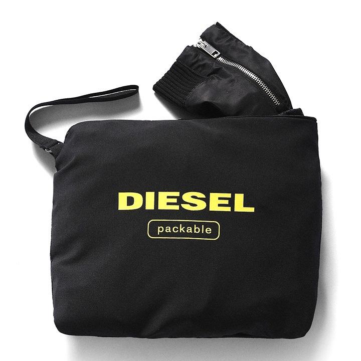 □DIESEL ディーゼル メンズ□パッカブル収納 袖異素材切替ジャケット 