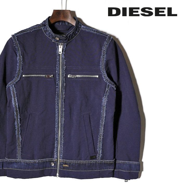 DIESEL ディーゼル ナイロンジャケット メンズ バンドカラー
