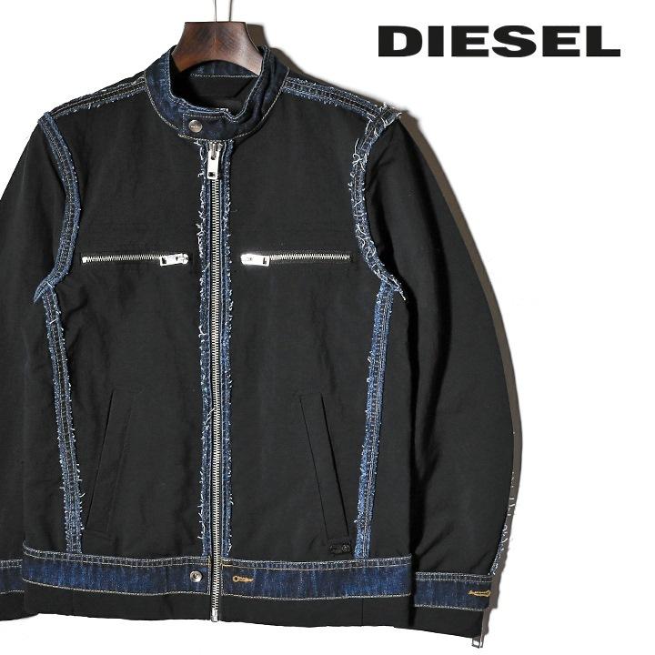 ディーゼル DIESEL ナイロンジャケット メンズ バンドカラー デニム