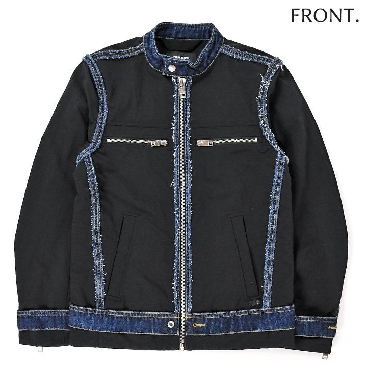 ディーゼル DIESEL ナイロンジャケット メンズ バンドカラー デニム