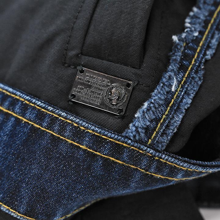 ディーゼル DIESEL ナイロンジャケット メンズ バンドカラー デニム