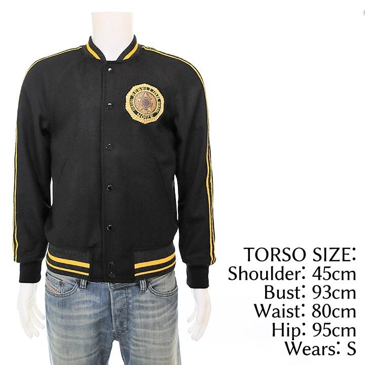 DIESEL　スタジャン DIESEL（ディーゼル）の「メンズ レザージャケット リラックス