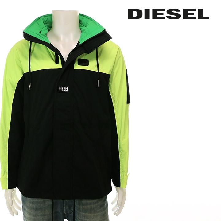 DIESEL（ディーゼル） ジップアップブルゾン メンズ フード収納 反射材 