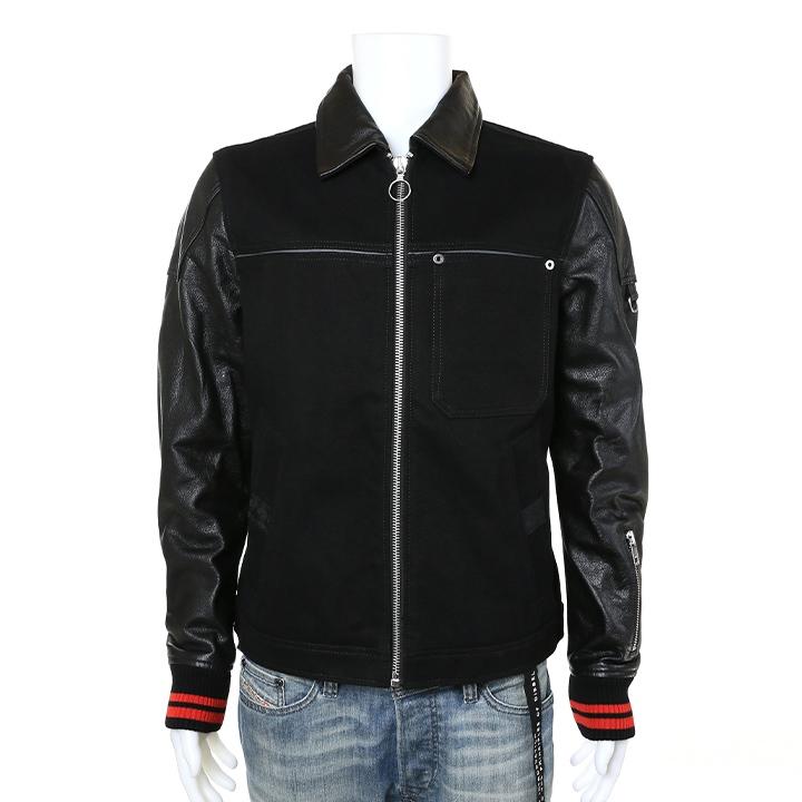 DIESEL ディーゼル ブラックデニムジャケット イタリア製 Dieselディーゼル ブラック デニムジャケット 後染め