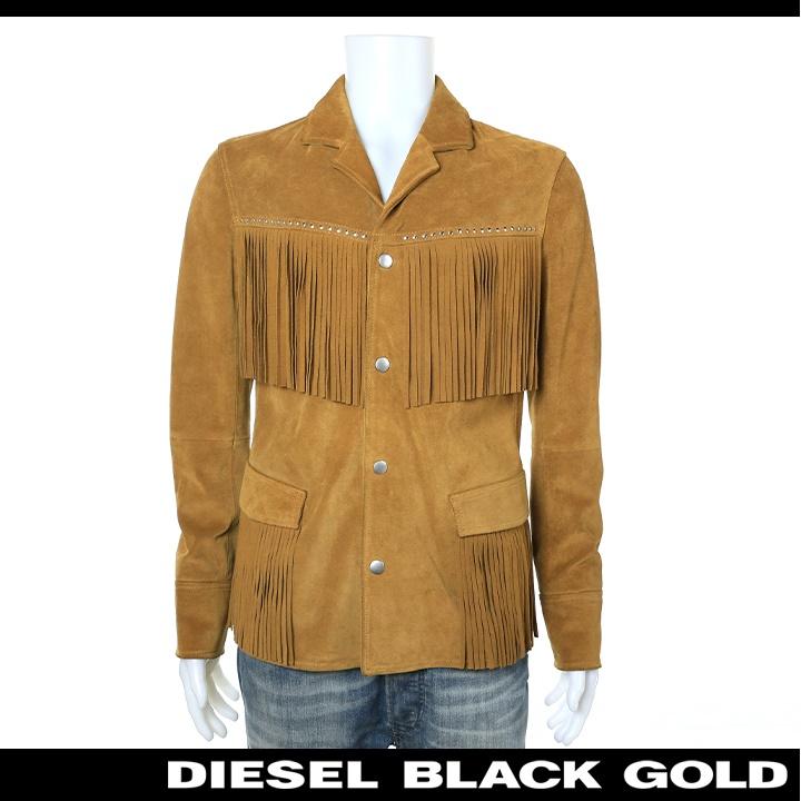 DIESEL BLACK GOLD ディーゼルブラックゴールド スウェードレザー 