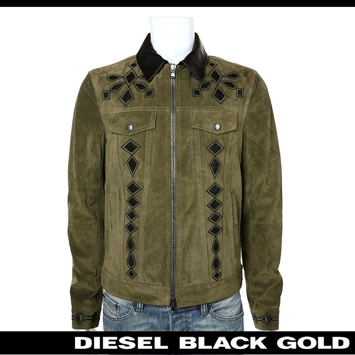 DIESEL BLACK GOLD ディーゼルブラックゴールド スウェードレザー
