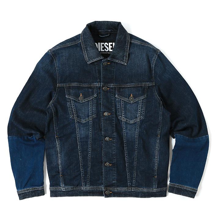 【新品】DIESEL ディーゼル デニムジャケット ジージャン ジーンズ DIESEL ディーゼル デニムジャケット メンズ 切替デザイン