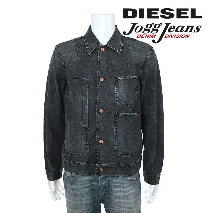 DIESEL ディーゼル デニムジャケット メンズ アシンメトリーポケット  
