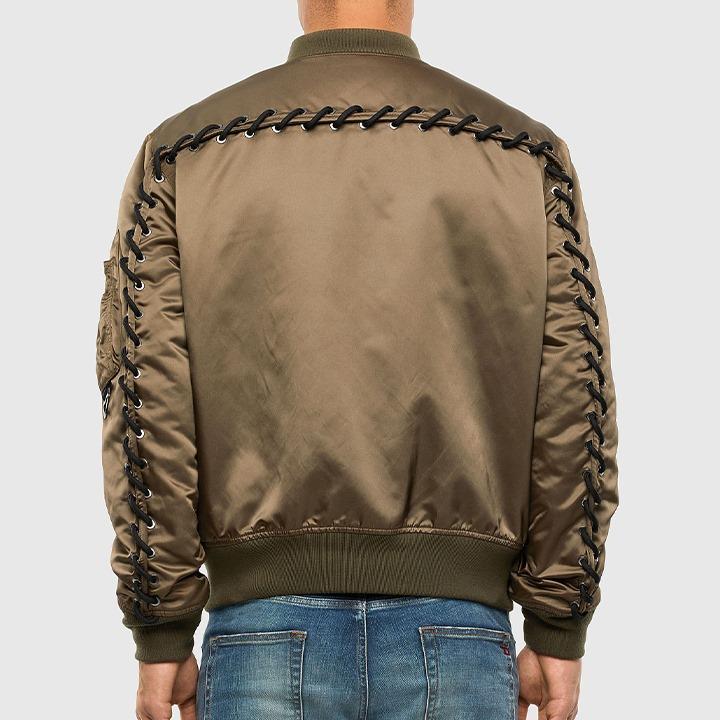DIESEL ディーゼル ボンバージャケット メンズ 編み込みデザイン DIESEL ディーゼル ボンバージャケット メンズ 編み込みデザイン