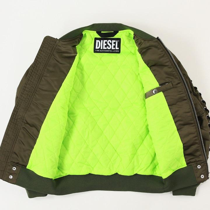 DIESEL ディーゼル ボンバージャケット メンズ 編み込みデザイン DIESEL ディーゼル ボンバージャケット メンズ 編み込みデザイン