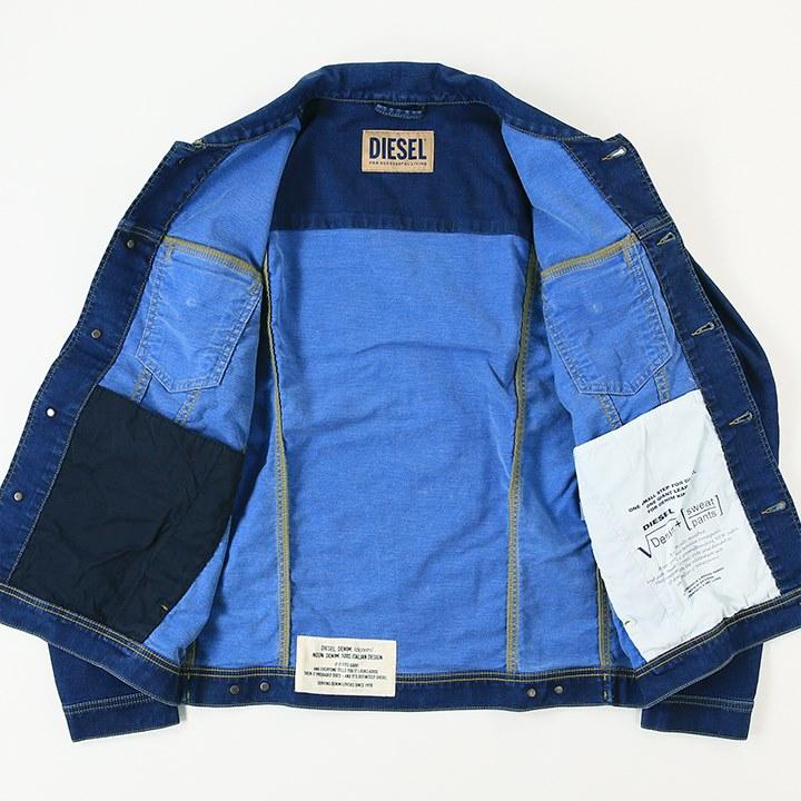 【新品未使用】DIESELジョグジーンズ☆デニムジャケットXL☆NHILL-TW DIESEL ディーゼル ジョグジーンズデニムジャケット メンズ