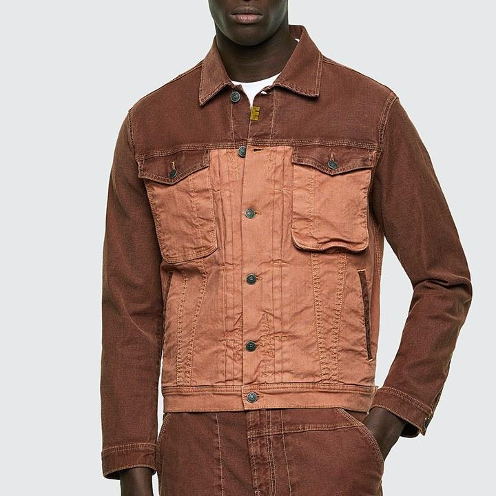 DIESEL ディーゼル ジョグジーンズ ジャケット メンズ 切替 DIESEL ディーゼル ジョグジーンズ ジャケット メンズ 切替