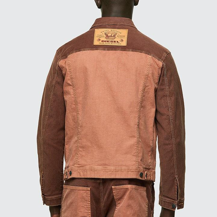 DIESEL ディーゼル ジョグジーンズ ジャケット メンズ 切替 DIESEL ディーゼル ジョグジーンズ ジャケット メンズ 切替