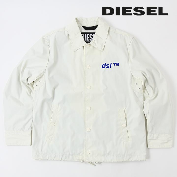 DIESEL ディーゼル コーチジャケット メンズ 刺繍ロゴ ナイロン DIESEL ディーゼル コーチジャケット メンズ 刺繍ロゴ ナイロン