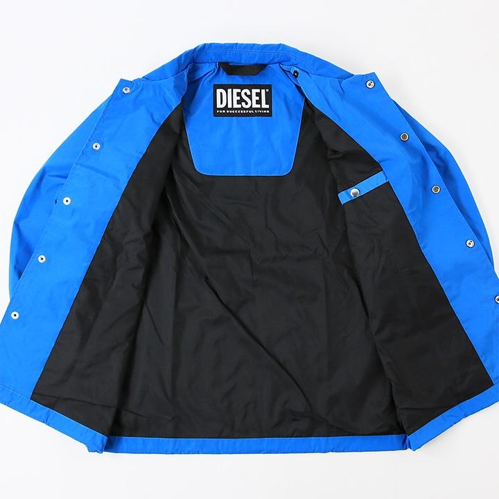 DIESEL ディーゼル コーチジャケット メンズ 刺繍ロゴ ナイロン DIESEL ディーゼル コーチジャケット メンズ 刺繍ロゴ ナイロン