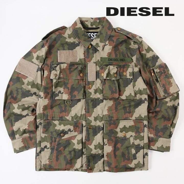 DIESEL ディーゼル ミリタリージャケット メンズ 迷彩柄 DIESEL ディーゼル ミリタリージャケット メンズ 迷彩柄