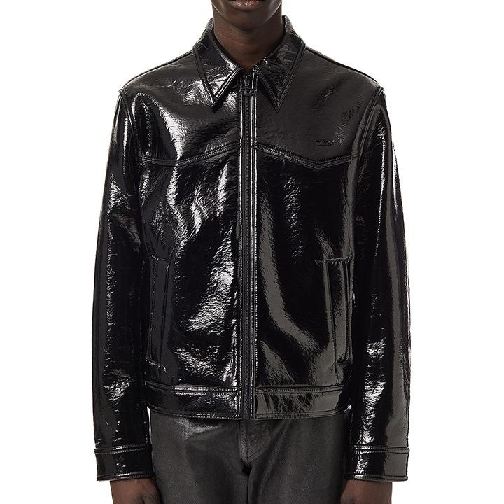 DIESEL ディーゼル ジップアップジャケット メンズ 光沢 DIESEL ディーゼル ジップアップジャケット メンズ 光沢