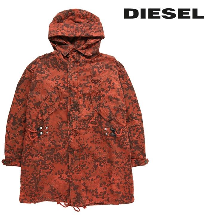 DIESEL ディーゼル モッズコート メンズ カモフラージュ柄 迷彩 DIESEL ディーゼル モッズコート メンズ カモフラージュ柄 迷彩