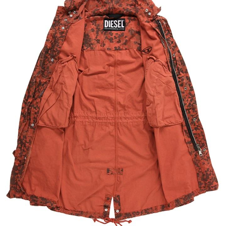 DIESEL ディーゼル モッズコート メンズ カモフラージュ柄 迷彩 DIESEL ディーゼル モッズコート メンズ カモフラージュ柄 迷彩