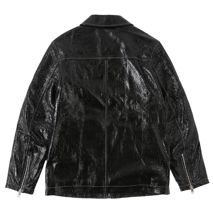 DIESEL ディーゼル シープスキンレザージャケット メンズ 羊革 DIESEL ディーゼル シープスキンレザージャケット メンズ 羊革