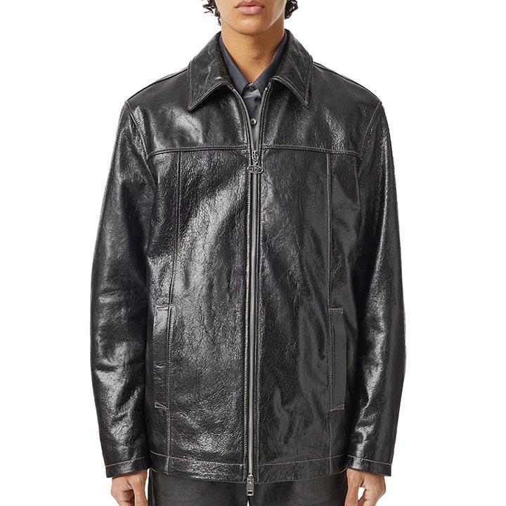 DIESEL ディーゼル シープスキンレザージャケット メンズ 羊革 DIESEL ディーゼル シープスキンレザージャケット メンズ 羊革