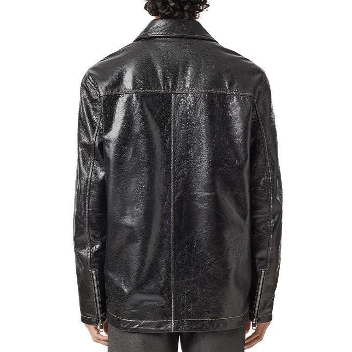 DIESEL ディーゼル シープスキンレザージャケット メンズ 羊革 DIESEL ディーゼル シープスキンレザージャケット メンズ 羊革