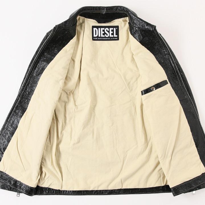DIESEL ディーゼル シープスキンレザージャケット メンズ 羊革 DIESEL ディーゼル シープスキンレザージャケット メンズ 羊革