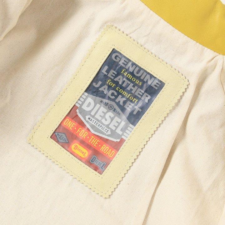 ディーゼル　diesel シングルライダース　ラムレザー　ブレイブマン　サイズM DIESEL - DIESEL ディーゼル シングル ライダースジャケット
