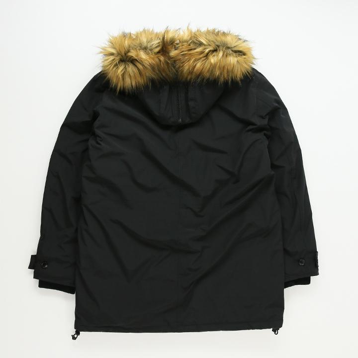 DIESEL ディーゼル　フード付アウター　中綿ジャケット　黒 DIESEL（ディーゼル）の「レディース リアル ダウンジャケット