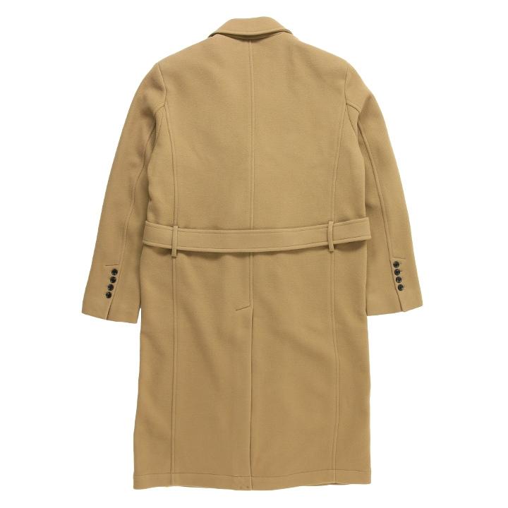 DIESEL ディーゼル チェスターコート メンズ 共布ベルト付き カシミヤ