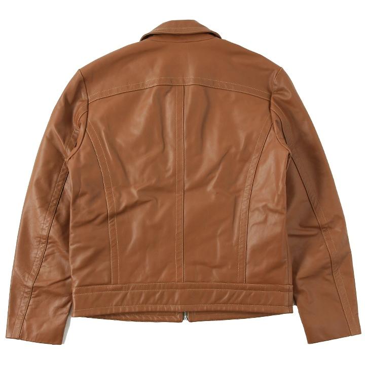 DIESEL ディーゼル レザージャケット メンズ 牛革 本革 オーバル