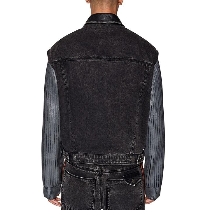 DIESEL ディーゼル レザージャケット メンズ 牛革 本革