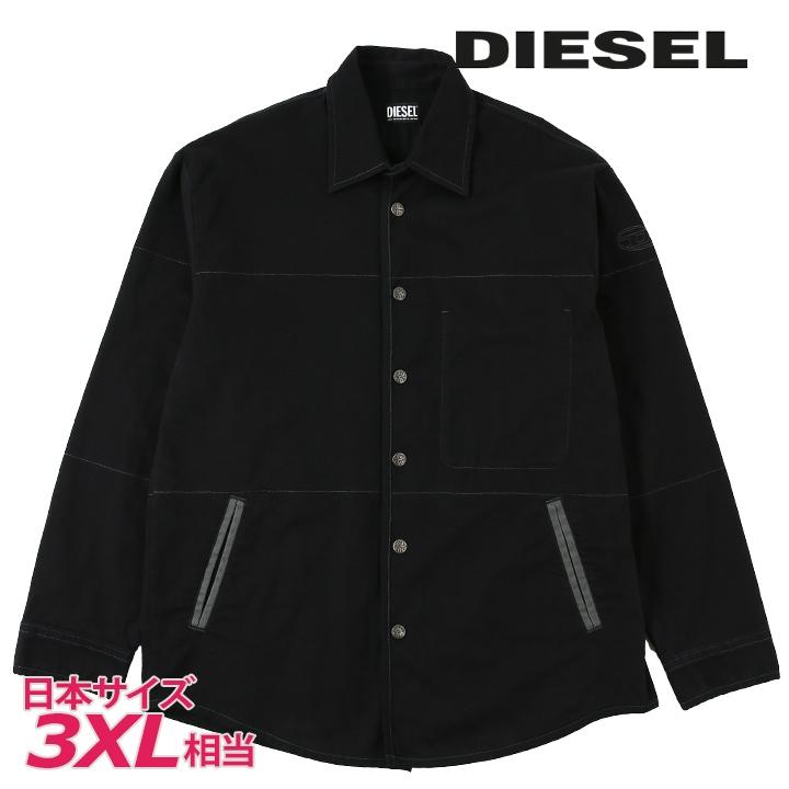 DIESEL ディーゼル シャツジャケット メンズ ワンポイントロゴ
