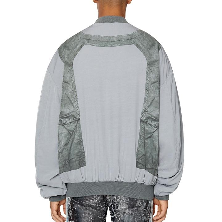 DIESEL ディーゼル ボンバージャケット メンズ ベスト風デジタル