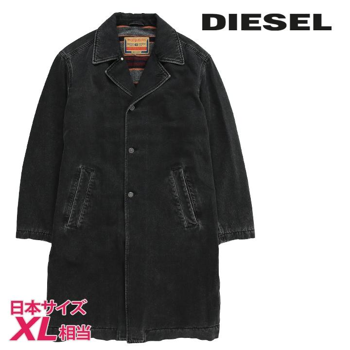 DIESEL ディーゼル デニムロングコート メンズ ヴィンテージウォッシュ