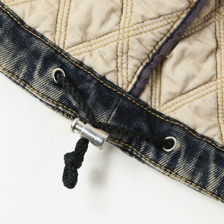 DIESEL ディーゼル ジップアップデニムベスト メンズ