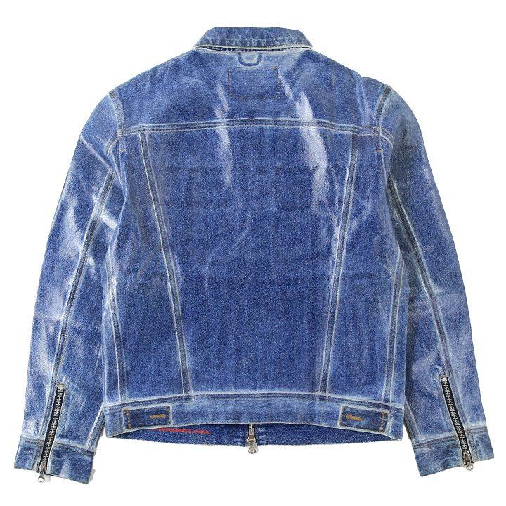 【良品】DIESEL ディーゼル ジップアップ デニムジャケット L DIESEL（ディーゼル） ジップアップデニムジャケット メンズ