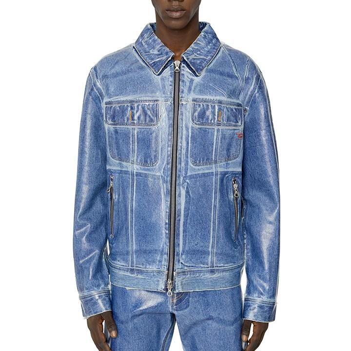 DIESEL デニム　ジャケット DIESEL ディーゼル ジップアップデニムジャケット メンズ