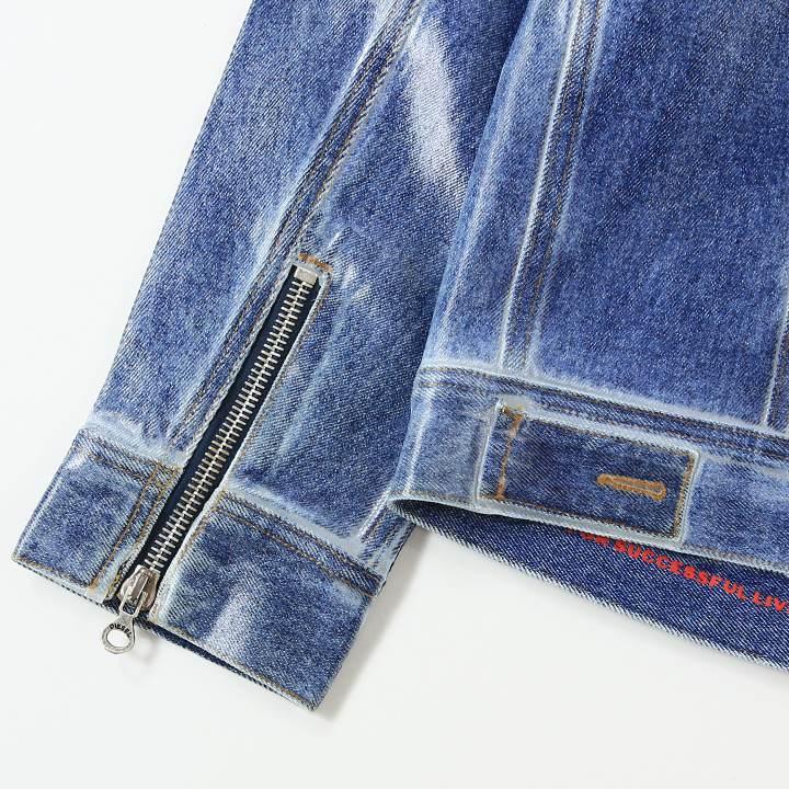 DIESEL ディーゼル ジップアップデニムジャケット メンズ