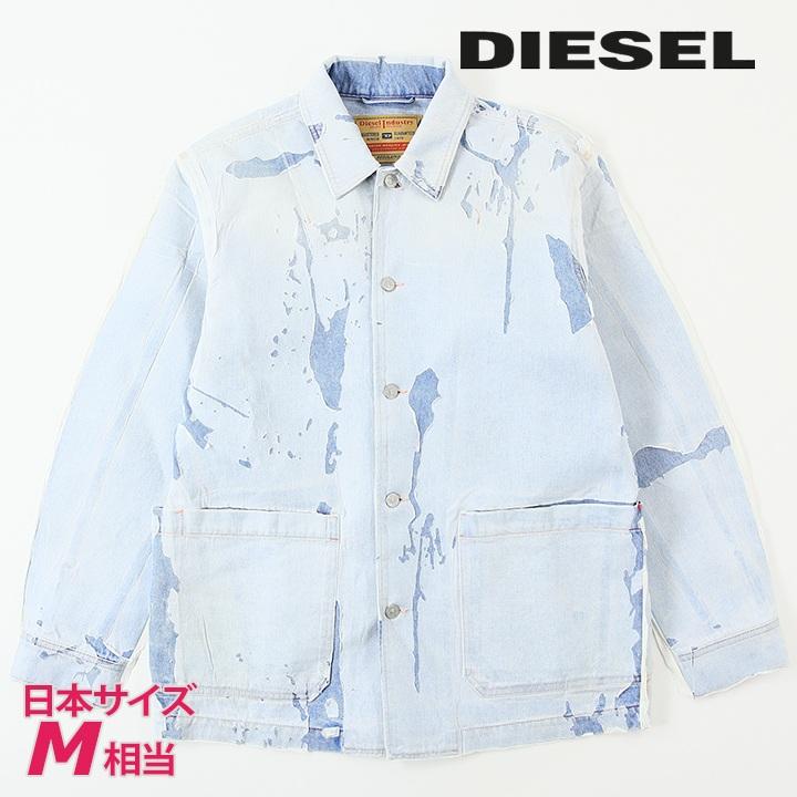 DISEL coating denim jacket ワックス加工 コーティング DIESEL ディーゼル ジップアップデニムジャケット メンズ