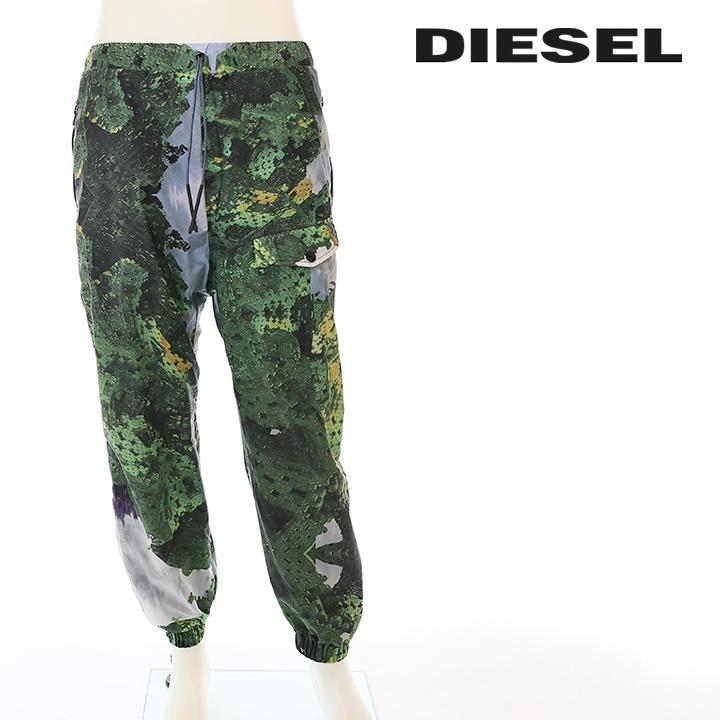 ディーゼル DIESEL ジョガーパンツ メンズ 総柄 ウエストゴム 速乾 