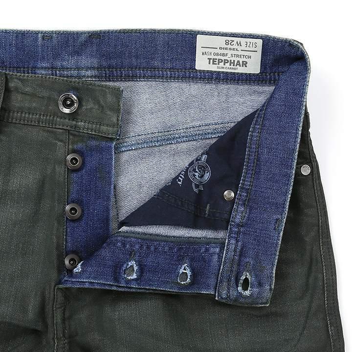 【美品】ディーゼル DIESEL TEPPHARコーティング ストレッチ デニム DIESEL ディーゼル デニム ジーンズ デニムパンツ TEPPHAR