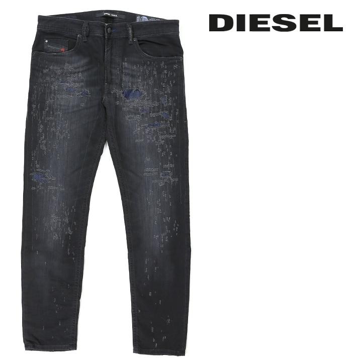ディーゼル Diesel ジーンズ デニム パンツ メンズ クラッシュダメージ加工 微ストレッチ スリムスキニー Thommer Die M P A8 735 買っciao トゥット トゥット 通販 Yahoo ショッピング