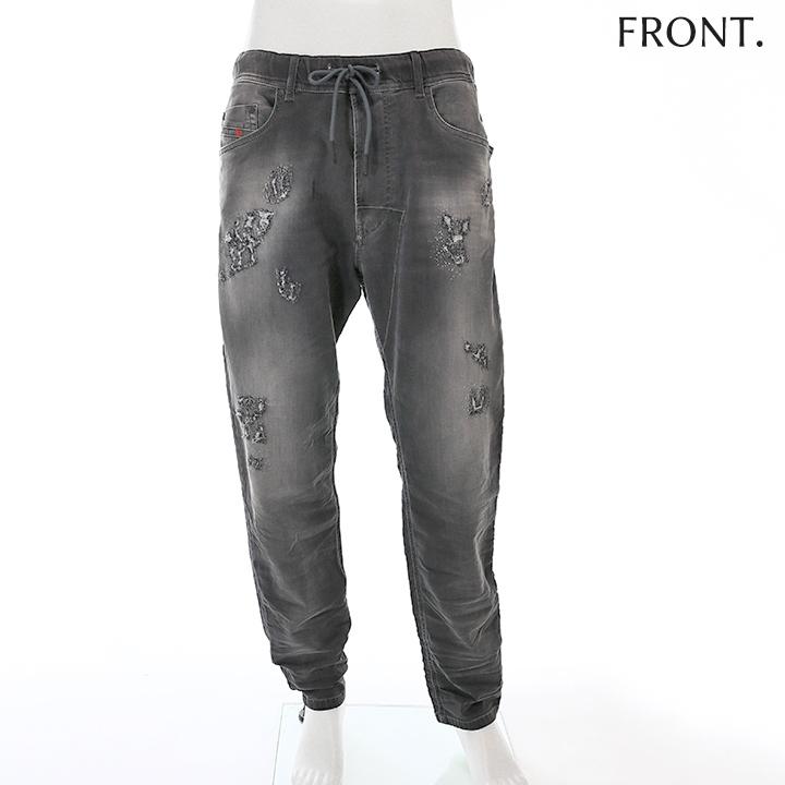 宅配 ジョグジーンズ Diesel メンズ デニム ストレッチ スウェットパンツ デニム ジーンズ Www Qiraatafrican Com