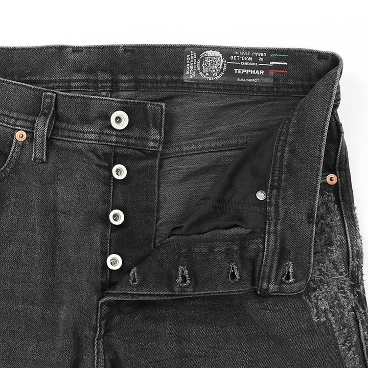 DIESEL（ディーゼル） ジーンズ デニム パンツ メンズ クラッシュ 