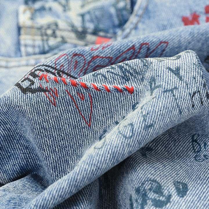 パンツ DIESEL Denim Print Nylon Pants Diesel Men's Jeans: Straight, Tapered, Baggy, Bootcut