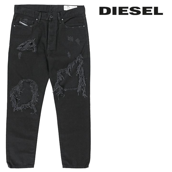 ディーゼル DIESEL ジーンズ デニム パンツ メンズ デストロイクラッシュダメージ加工 ブラックデニム スリムスキニー MHARKY :  die-m-p-b8-032 : 買っCiao!トゥット トゥット - 通販 - Yahoo!ショッピング