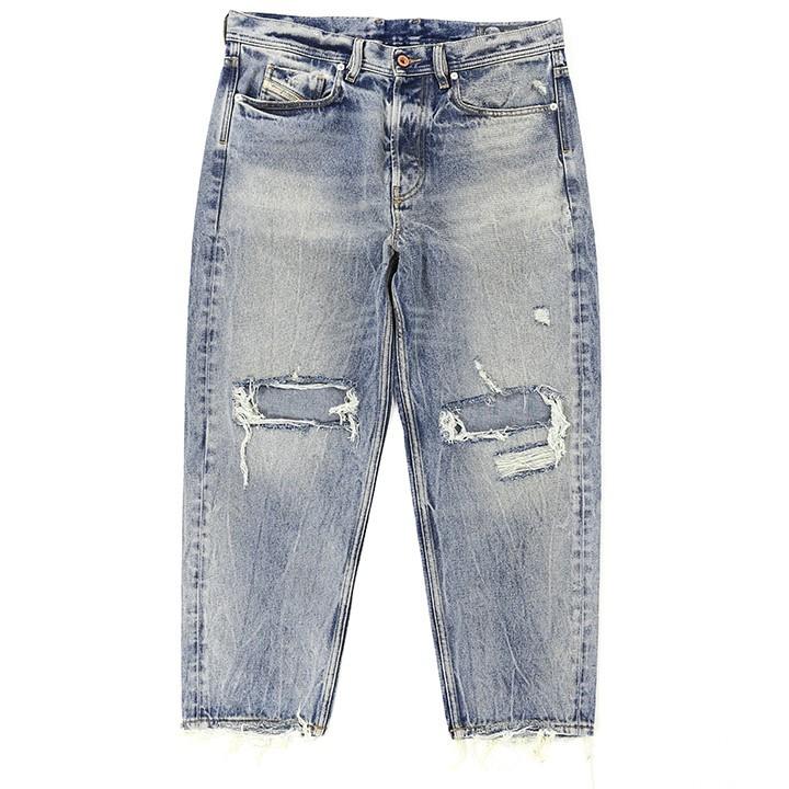 DIESEL ディーゼル ダメージデニム ストレートデニム ジーンズ 34 DIESEL ディーゼル ジーンズ デニム パンツ メンズ デストロイ