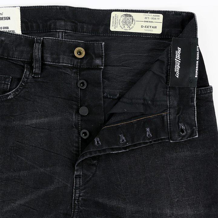 DIESEL ディーゼル ブラックデニム ジーンズ パンツ メンズ